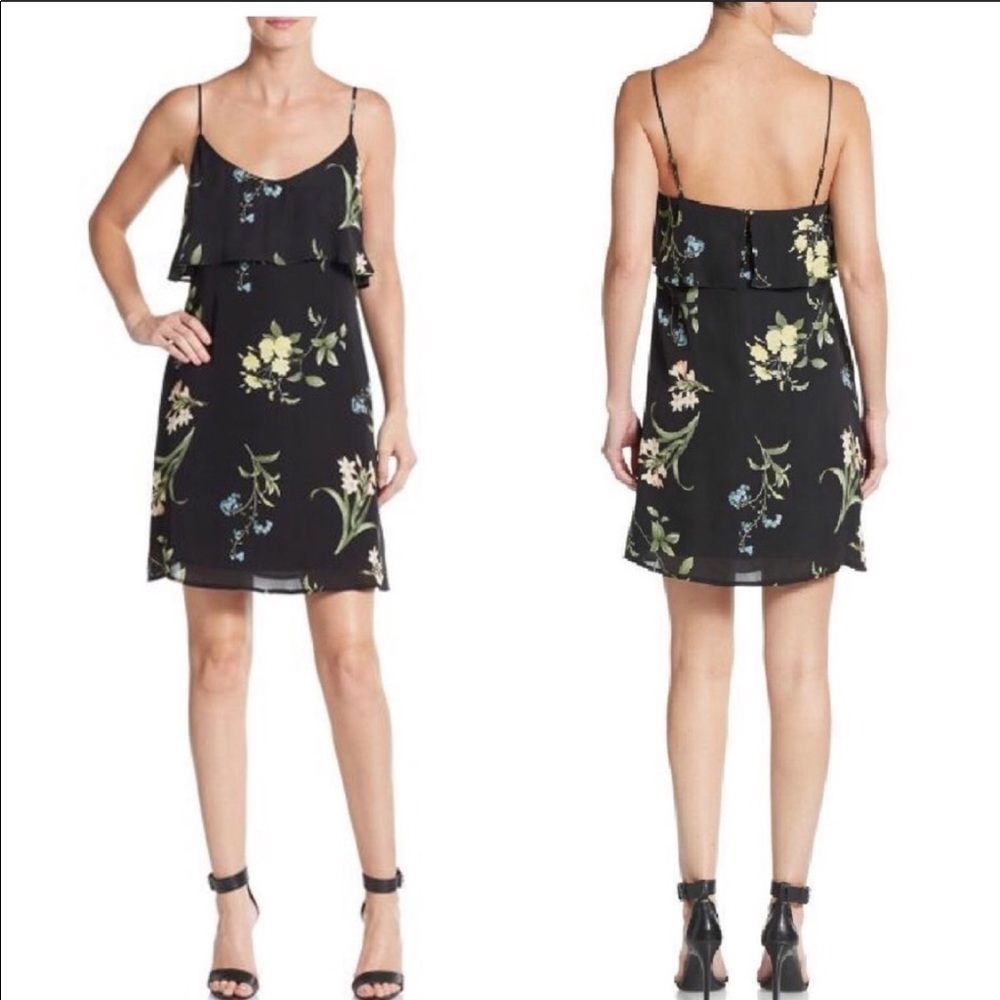 Joie Parthena silk floral dress size S